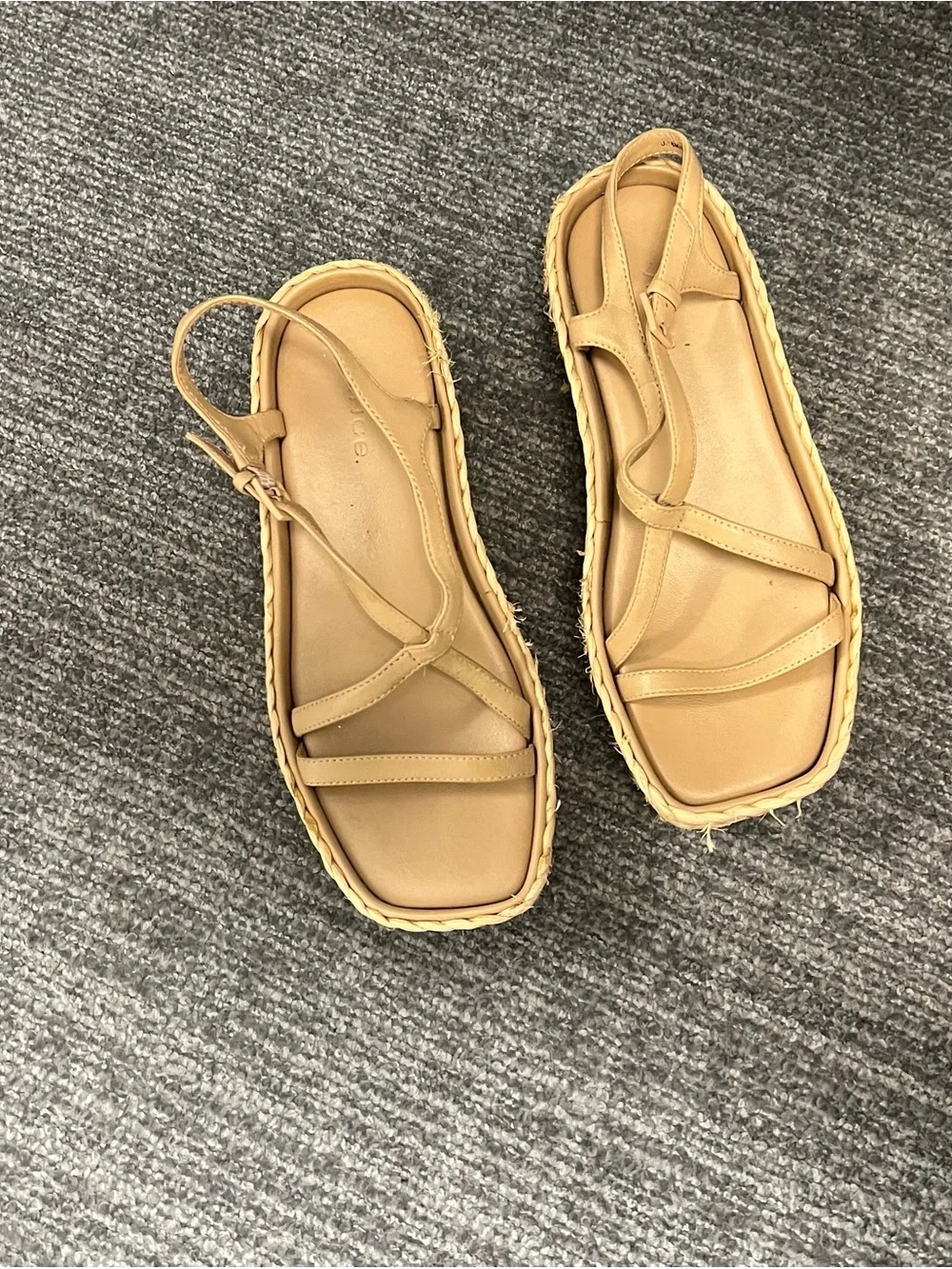 Vince Women’s Tan Strappy Platform Sandals